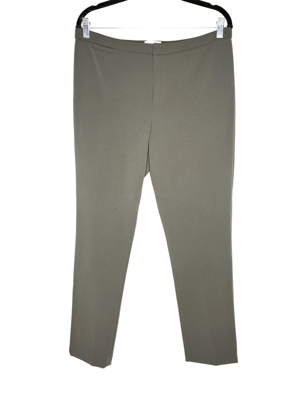 The Reset R Label Skinny Stretch Ankle Pant Luxe Essential Olive Green Size L